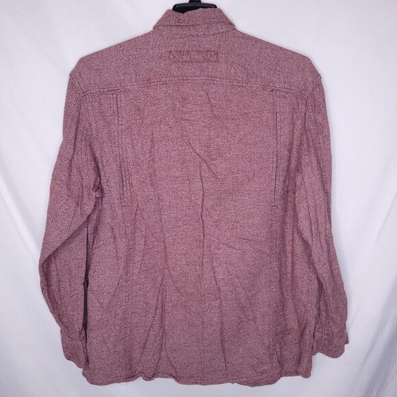 Duluth Shirt Mens Large Red Free Swingin Twist Relaxed Fit - Picture 5 of 11